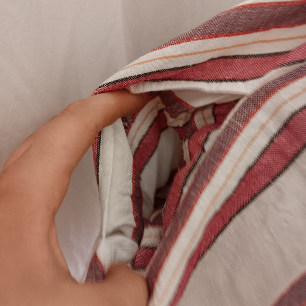 Loft Summer Spring Button Down Striped Dress - image 8